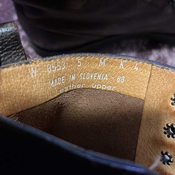 Rockport Brown Leather Lace-up boots Sz 5 - Picture 3 of 4